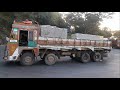 Struggling the Heavy Loaded Truck With Heavy Traffic Dhimbam Ghat Section