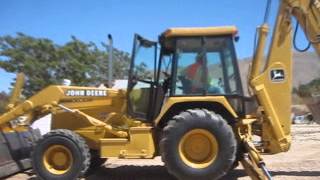 John Deere backhoe Training with Stephen Wade