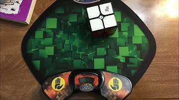 Doing a few solves in my new SpeedStacks GX timer and some stories