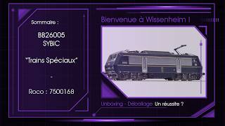 Unboxing - Roco Sybic BB 26005 Special Trains
