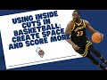 Using basketball inside cuts create space and score more