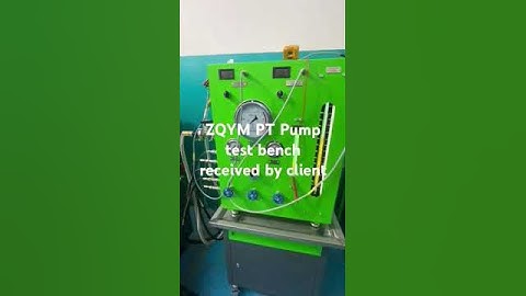 ZQYM PT Pump test bench received by client #PTPumptestbench #commonrailtestbench