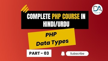 What are Data Types in Hindi / Urdu | Data Types in PHP | PHP Complete Course for Beginners