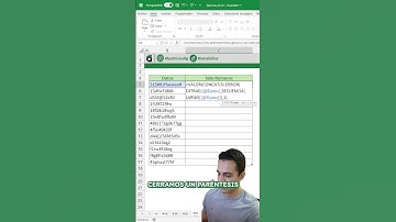 ✂️ Cómo extraer solo los números de un texto en Excel | #Shorts