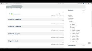 How to create new course in moodle version 3.2
