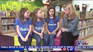 Backstage in Boston - Matilda