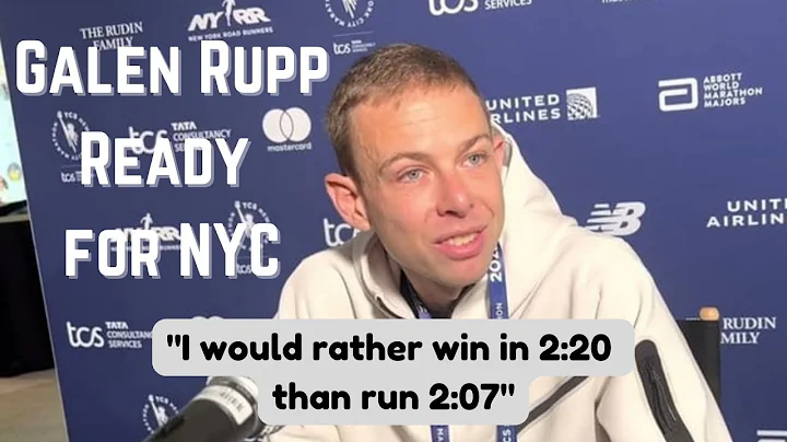 Galen Rupp Ready For His New York City Marathon de...