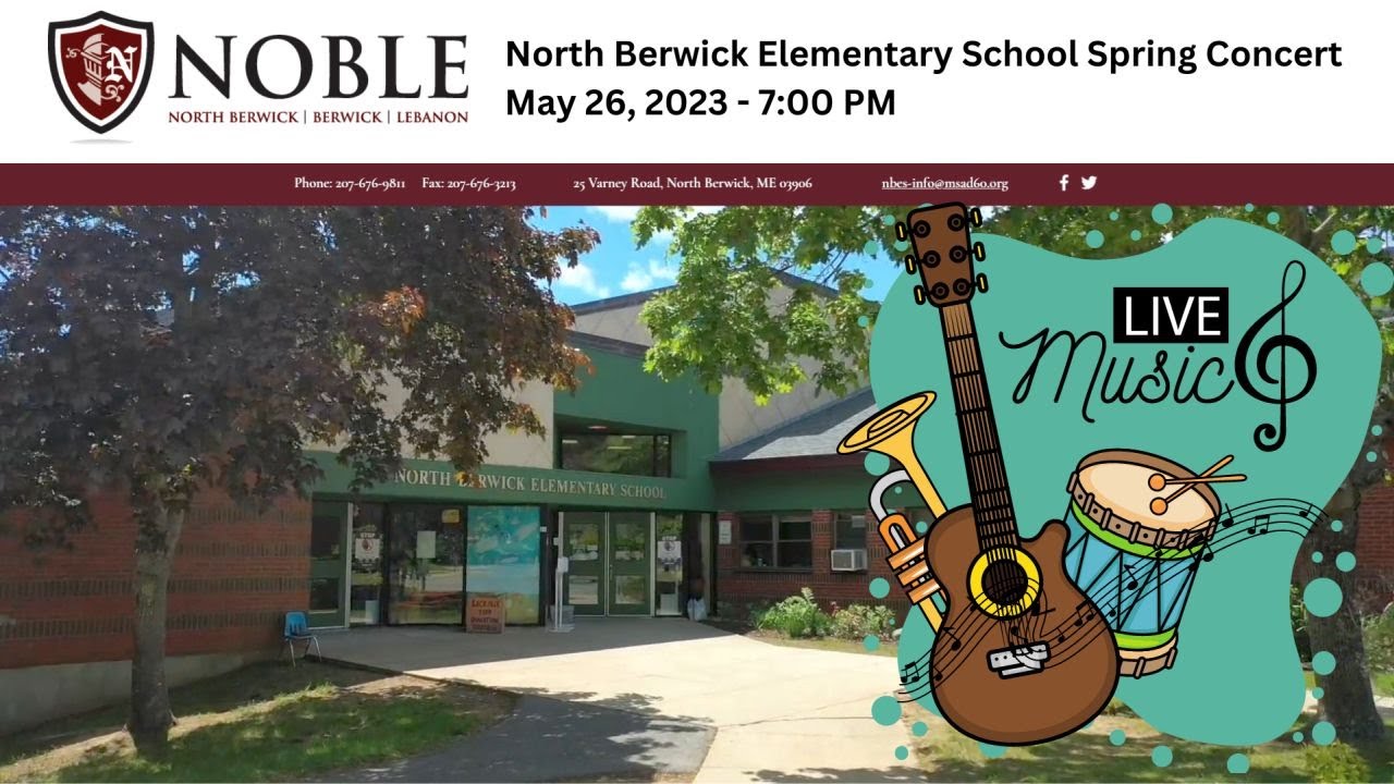 North Berwick Elementary School Spring Concert 5-26-2023 - YouTube