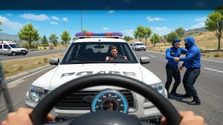 Highway Police Simulator Gameplay | Police Car Chase 3D #gaming  screenshot 2