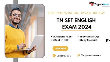 TN SET ENGLISH Syllabus and Exam Pattern 2024 | TN SET ENGLISH Books in Hindi & English