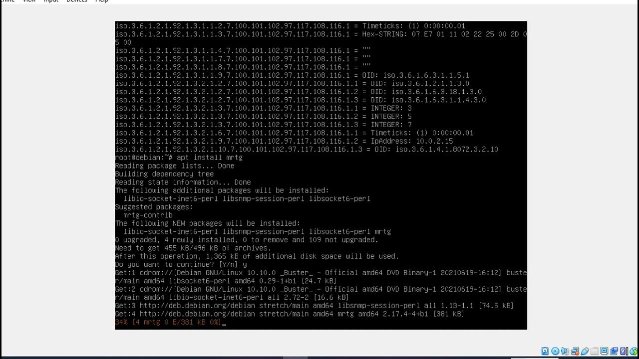 Install SNMP & MRTG Debian 10 - YouTube