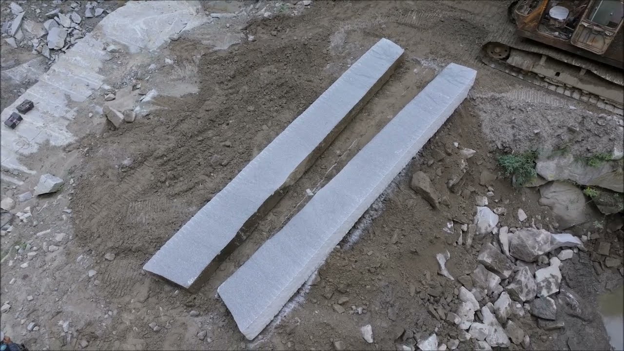 拘り Kodawari 取材撮影　石割り　石割 愛知　岡崎　(有)中根石材　宇寿石　御影石　花崗岩