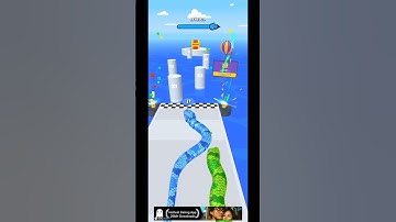 Snake Run Race: Speed, Strategy AndSurvival! #shorts #youtubeshorts #gameslvl.29