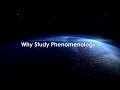 Why Study Phenomenology with Conor Cunningham