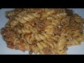 МАКАРОНЫ с фаршем в сковороде/ kıymali makarna tarifi/cooked pasta with minced meat