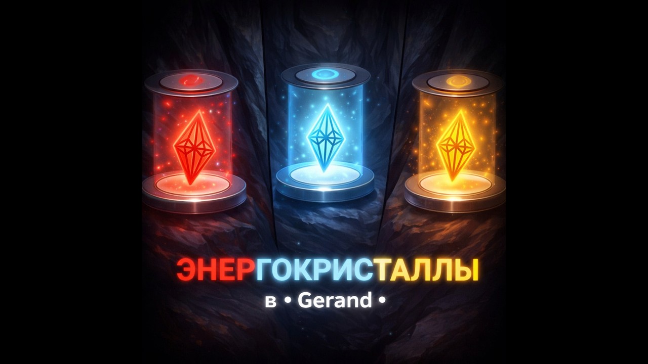 КРИСТАЛЛЫ В ГЕРАНДЕ! Теории Геранд.
