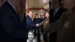 Purin show the respect of North Korea soldiers 🔥 #viralvideos #russia #shorts