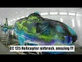 EC 135 Helicopter airbrush, amazing !!!