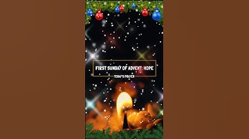 First Sunday of Advent: Hope