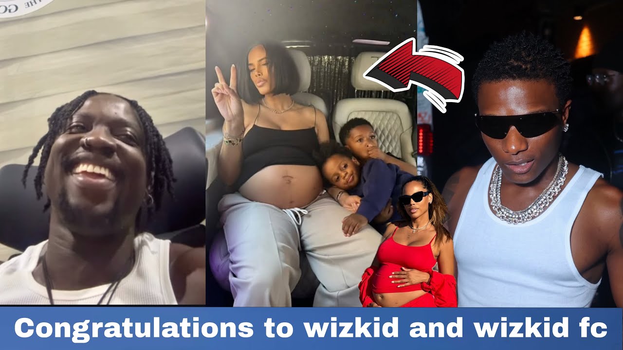 Жена Wizkid, Джада П., снова беременна. VDM RATEL WAN разбросал рекламный щит BLORD в Акве.