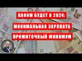 Минимальная зарплата и прожиточный минимум в бюджете Украины 2024?