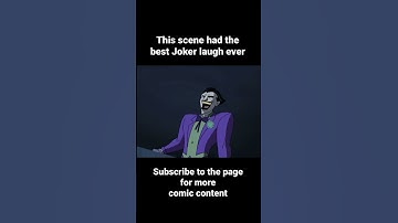 The best Joker laugh ever #comicbooks #Joker