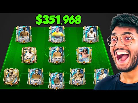 Most Expensive Icons Team in FC MOBILE!