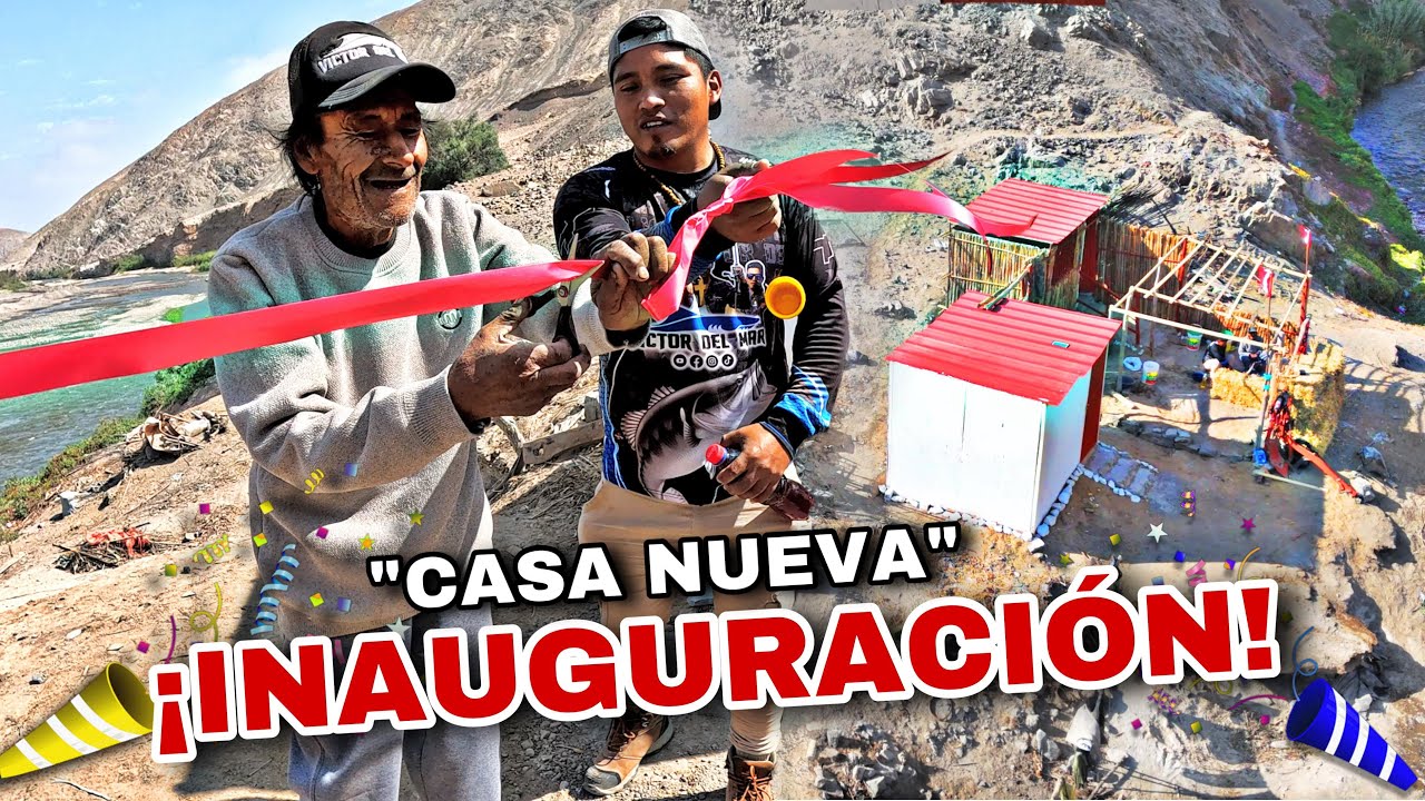 ASÍ INAUGURAMOS la nueva CASA De DON CALIMÁN - VIVE SOLO en MEDIO de los MONTES