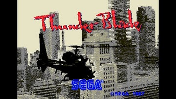 Thunder Blade (Arcade 60Hz) - Attract Mode