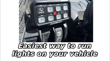 Easiest way to run lights : multi function switch panel by Auxbeam: full review