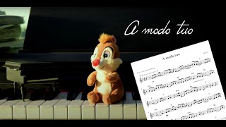 A modo tuo (@ligabue feat. @elisatoffoli) [Piano Cover + Spartito] - Carmine De Martino