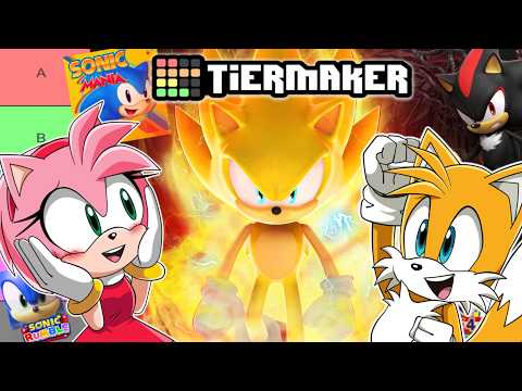 Tails & Amy's SONIC GAME Tier List Part 3 - Modern Sonic games!