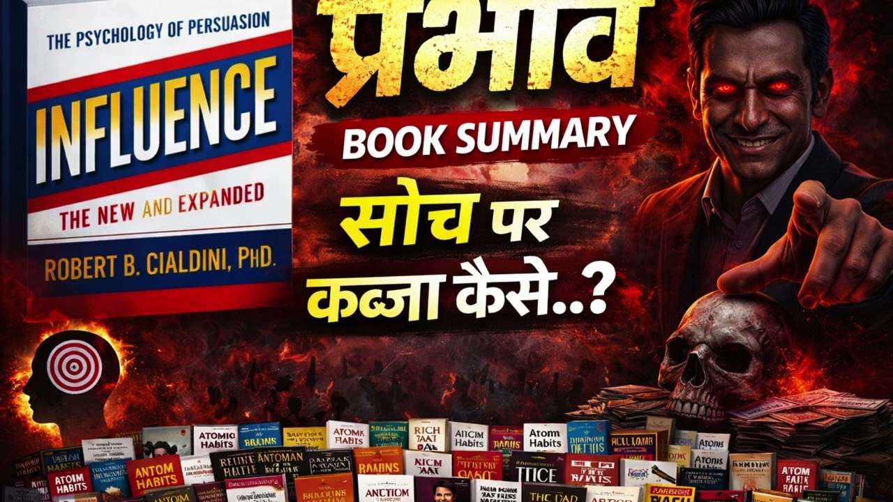 Influence Full Book Summary (Hindi) | लोगों को “हाँ” कैसे करवाते हैं? | Cialdini
