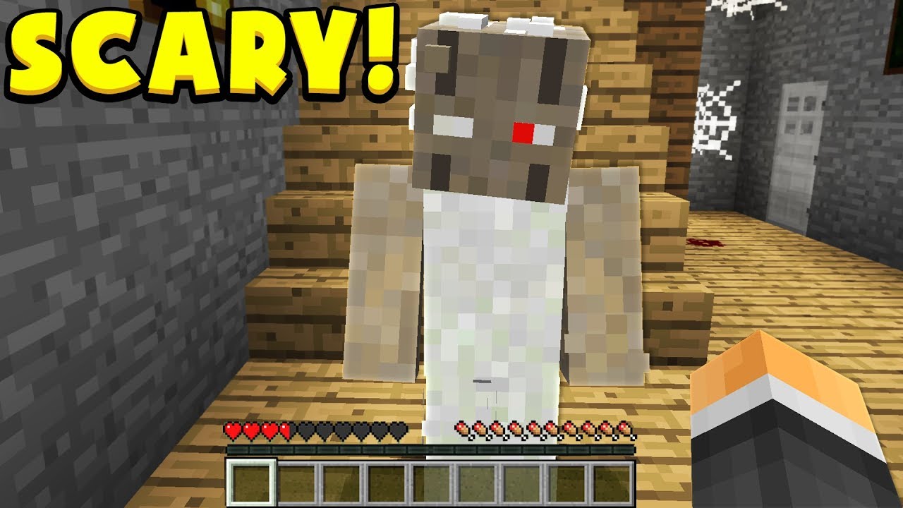 SPAWNING GRANNY IN MY MINECRAFT WORLD!