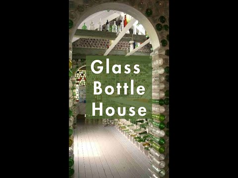 Houses made from glass bottles🏠🍾🍾