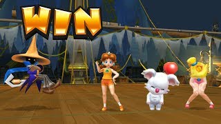 Mario Sport Mix - Volleyball With Daisy Me & Black Mage At Ghoulish Galleon