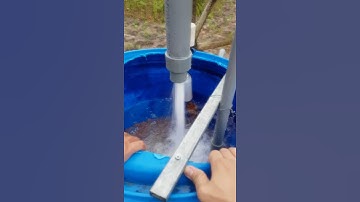 Thùng nhựa tự chế 220 lít lọc nước giếng tự động sử dụng an toàn tiện lợi