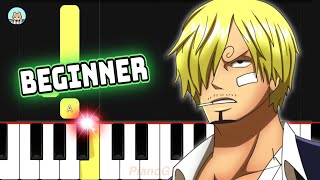 One Piece OP 20 - 'Hope' - BEGINNER Piano Tutorial & Sheet Music