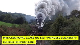 6201 Princess Elizabeth Steam Locomotive - Full Steam