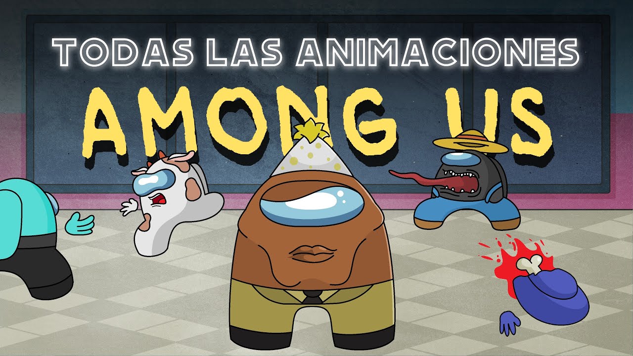 Todas las animaciones de Among Us | Auron | Recopilación (Axozer, JuansGuarnizo, Noni, Pato...)