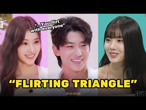 "Flirting Triangle" with Kwon Eunbi, TWICE Sana & Dex Excites K-Netz #kpop