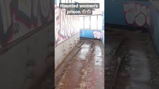 Haunted abandoned women’s prison with secret security room #shorts