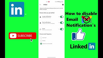 Turn OFF email Notification from LinkedIn| Stopped emails from LinkedIn | Disable emails in LinkedIn