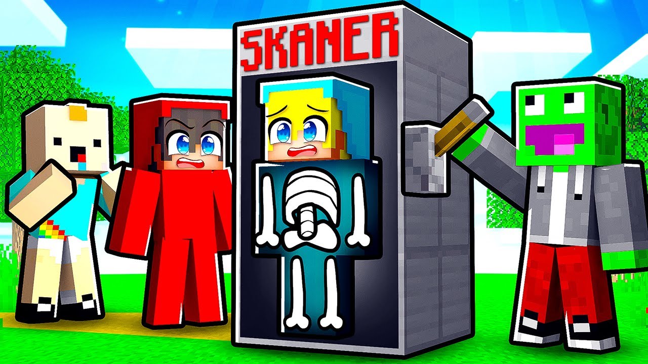 UŻYWAM SKANER żeby ODKRYĆ SEKRETY MOICH PRZYJACIÓŁ w Minecraft!