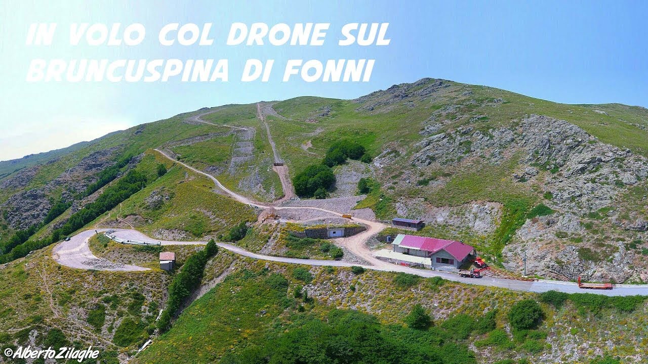 In volo col drone sul Bruncuspina di Fonni