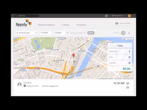 Work Time and Mileage Tracking | Repsly Tutorial