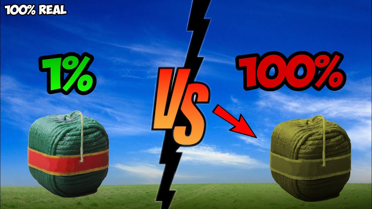 💥 1% vs 100% Power Sutli Bomb | Unbelievable Explosion Test 😱