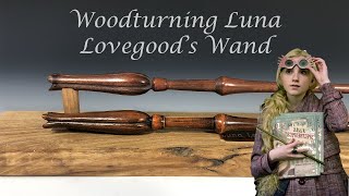 Making Luna's Wand - from real Tulipwood!