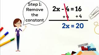 Solving two step equations