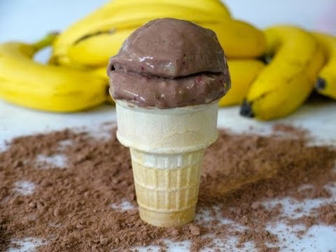 Healthy Dessert Recipes for Kids: Chocolate Banana Ice Cream - Weelicious